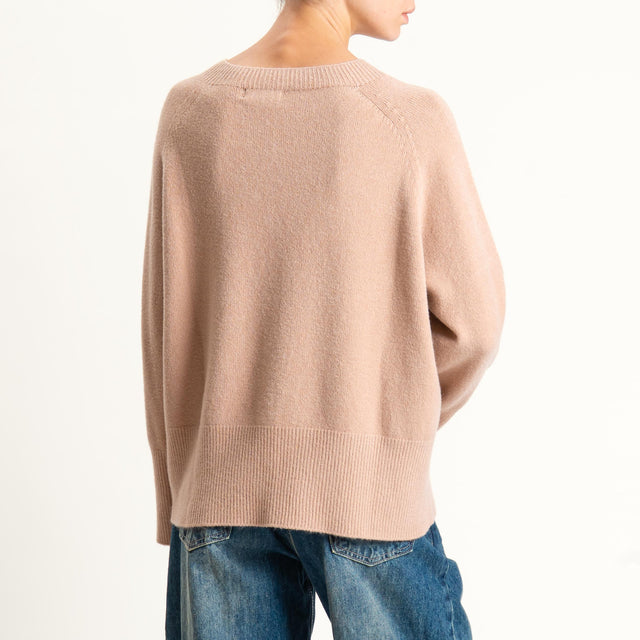 Kontatto-Maglia a scatola girocollo (QS) - brick