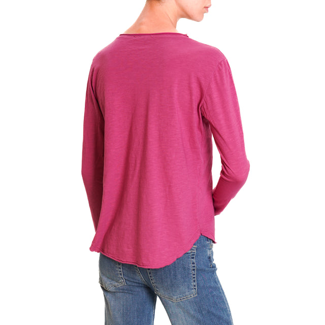 Zeroassoluto-T-shirt girocollo - ametista