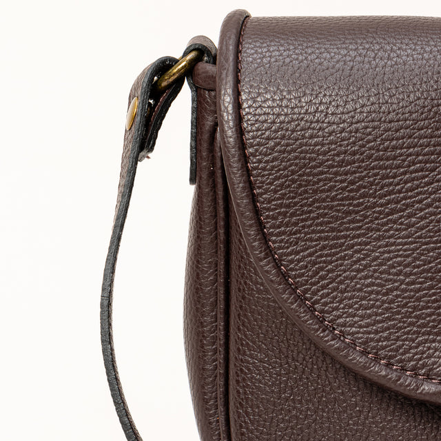 W by Whitemood-Tolfina in leather - dark brown