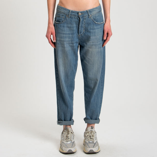 Zeroassoluto-Jeans KACY boyfriend tela relaxed light stone washed - denim