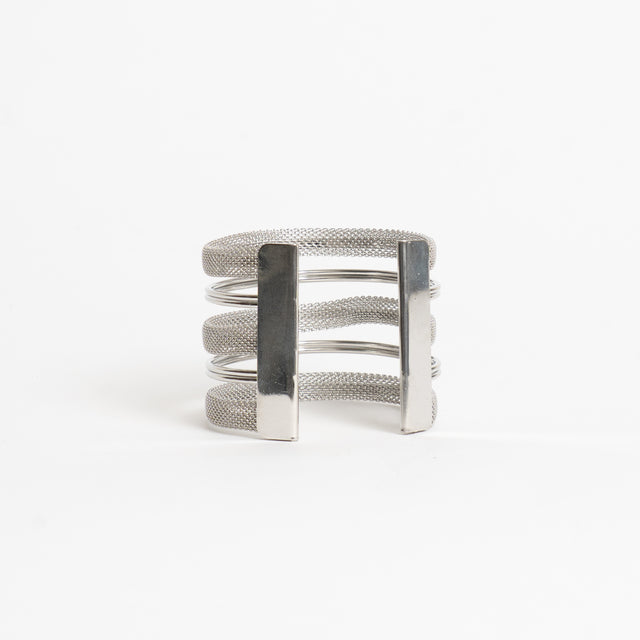 W by Whitemood-Bracciale rigido a fasce - silver