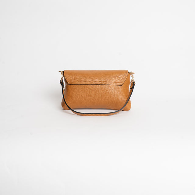 W by white mood-Pochette genuine leather - cuoio