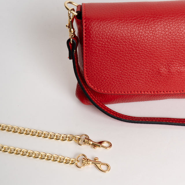 W by white mood-Pochette genuine leather - lacca
