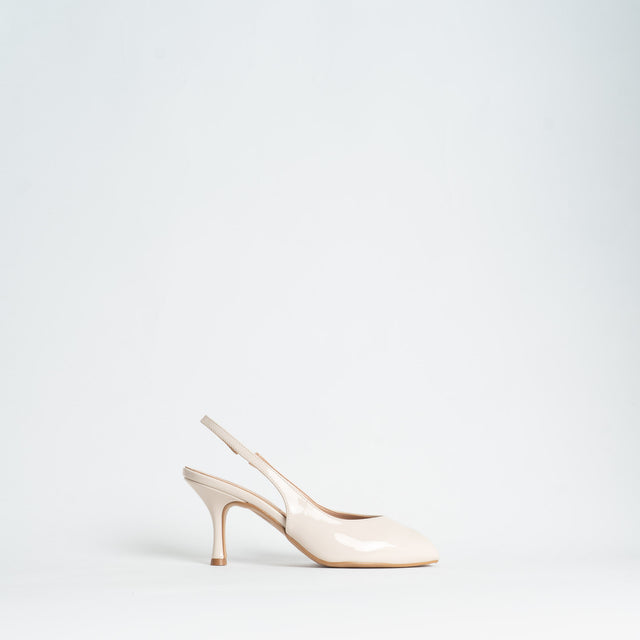 Divine Follie-Slingback punta aperta - avorio