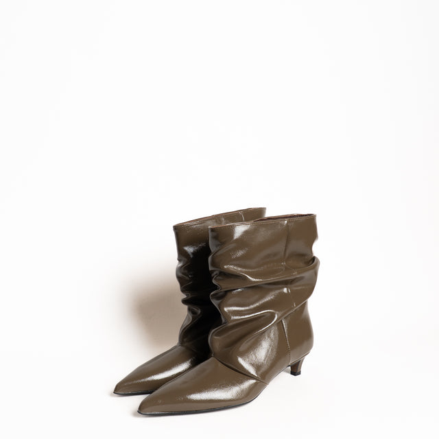 Divine follie-Stivaletto effetto arricciato - taupe