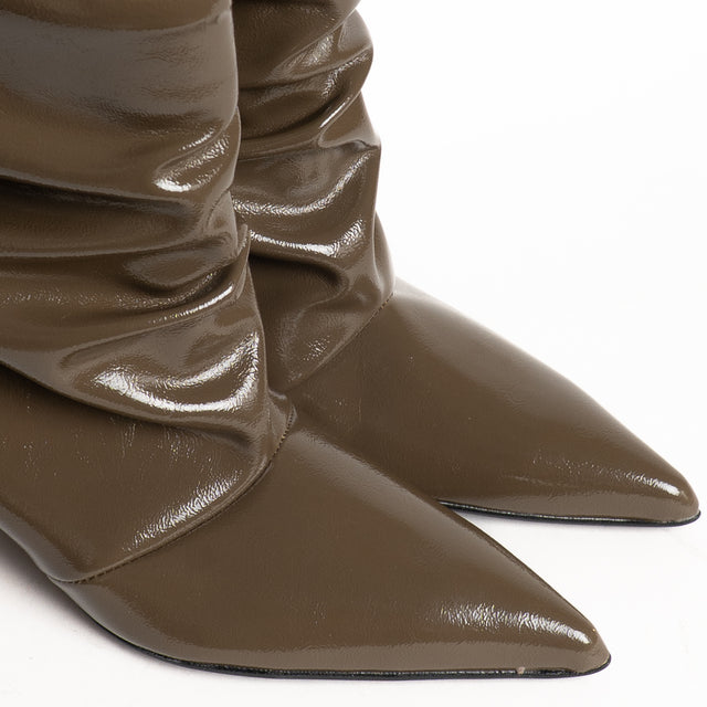 Divine follie-Stivaletto effetto arricciato - taupe