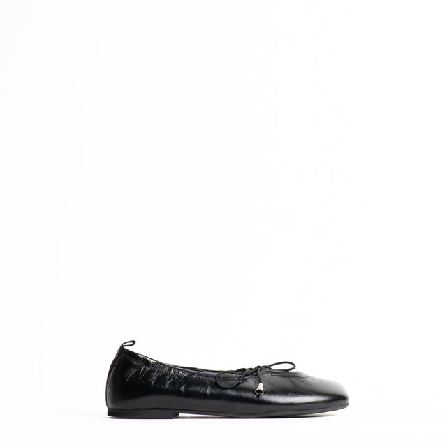 Divine follie-Ballerina in pelle - Nero