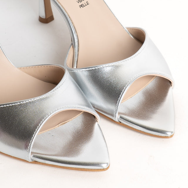 Divine Follie-Sandalo con tacco - laminato argento