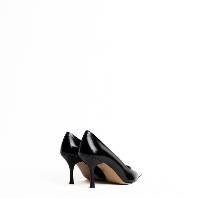 Divine follie-Decolletè con tacco punta metallica - nero