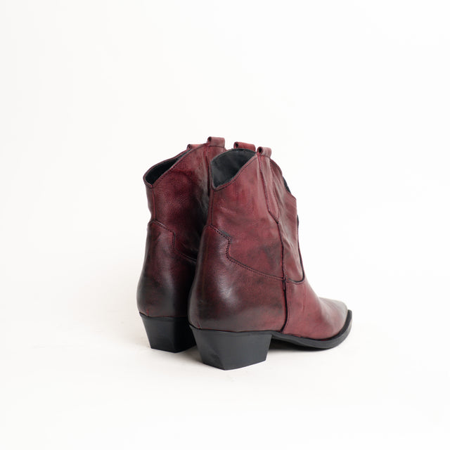 Divine Follie-Texano basso in pelle - Bordeaux