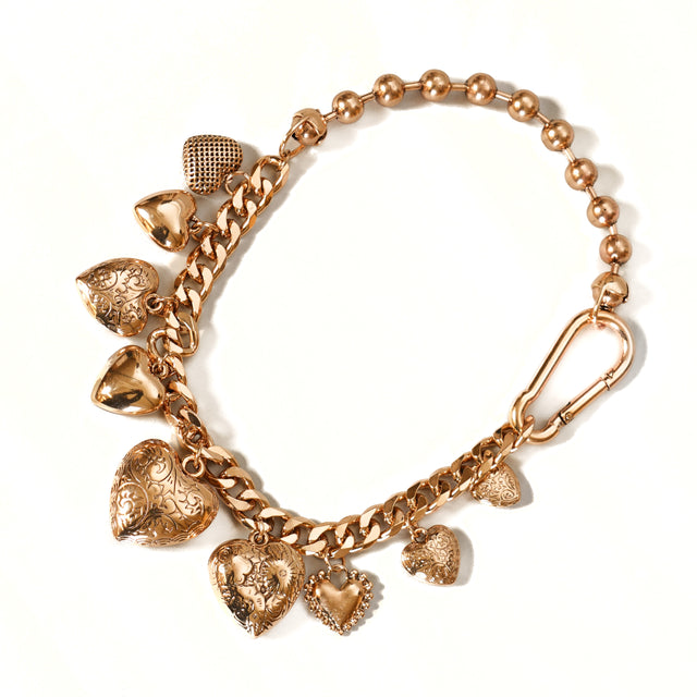 Collar con colgante de corazón de W by Whitemood - Oro
