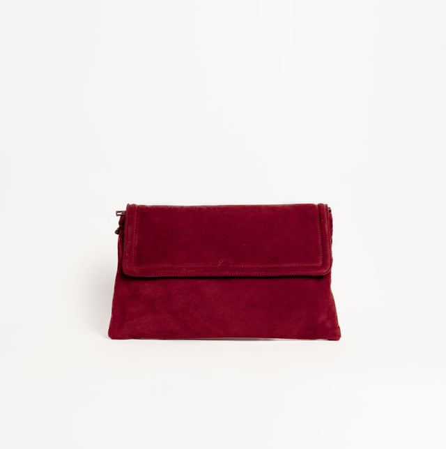 Zeroassoluto-Pochette TOP GRAIN LEATHER - vino
