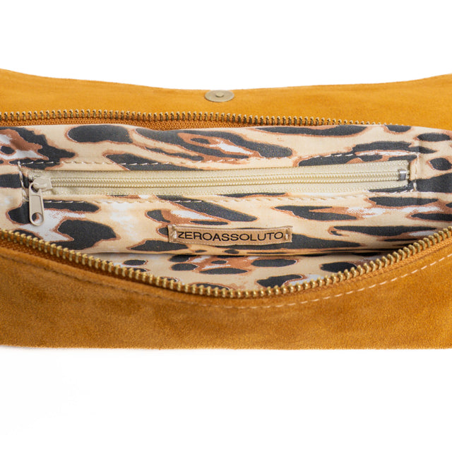 Zeroassoluto-Pochette TOP GRAIN LEATHER - cuoio