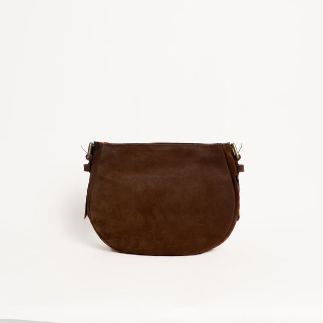 Zeroassoluto-Borsa tolfina senza patta top grain l - cioccolato