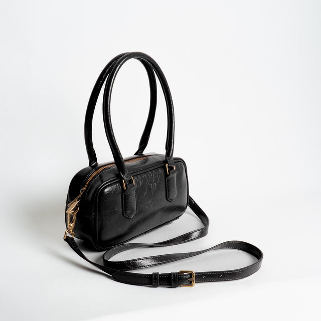 Vicolo-Borsa a mano mini bauletto - nero