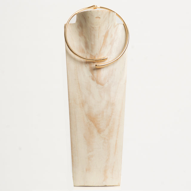 W by Whitemood-Collana rigida girocollo - gold