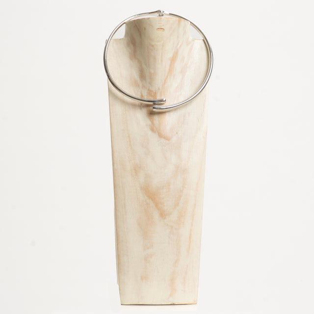 W by Whitemood-Collana rigida girocollo - silver