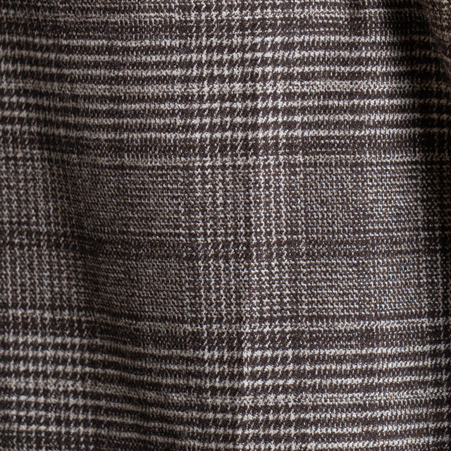 Zeroassoluto-Pantalone GENNY comfort elasticizzato - principe di galles moro/sand