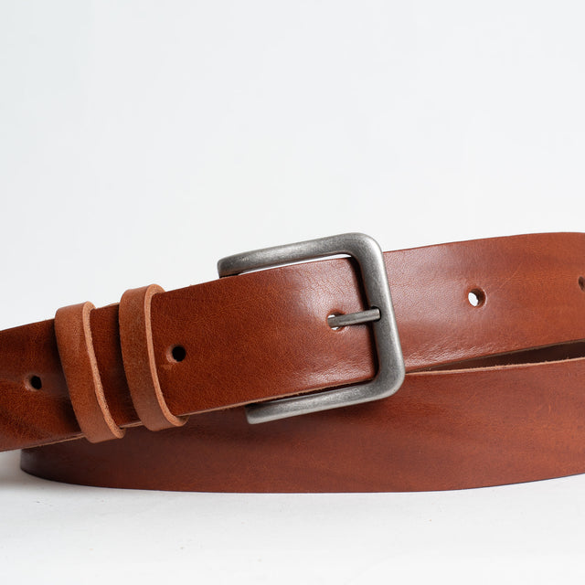 Zeroassoluto-Cintura doppio giro high quality HAND CRAFTED - cuoio