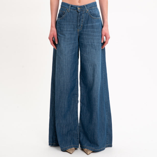 Zeroassoluto-Jeans JULIETTE tela slegata super light - denim