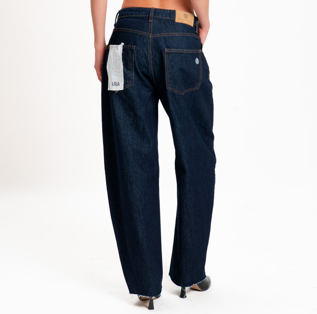 Haveone-Jeans ARIA balloon fit - denim scuro