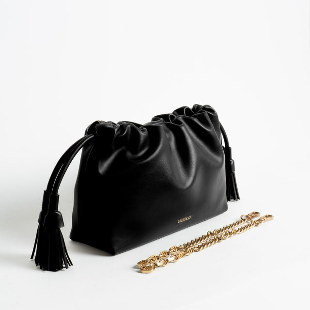 Vicolo-Borsa Tassel Small - nero
