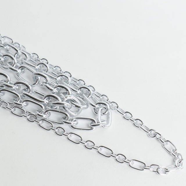 W by Whitemood-Collana tripla catena - silver