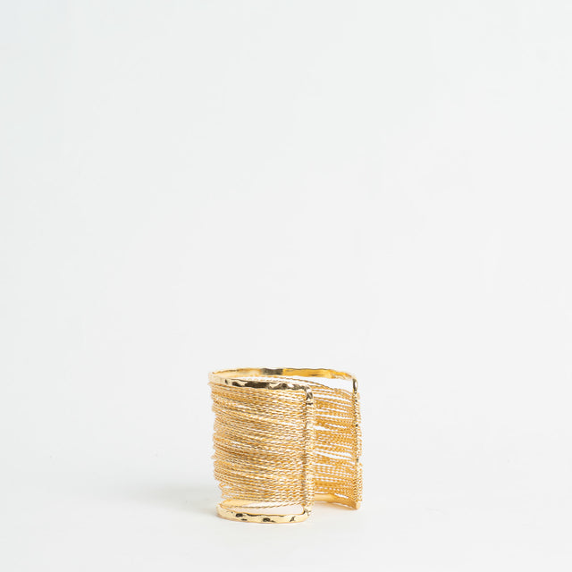 W by Whitemood-Bracciale polsiera multifilo - gold