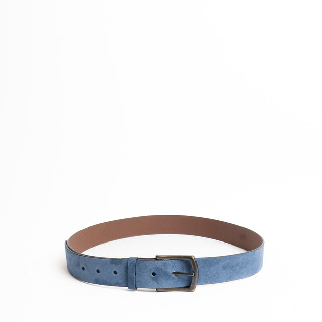 Zeroassoluto-Cintura scamosciata genuine leather high quality - jeans