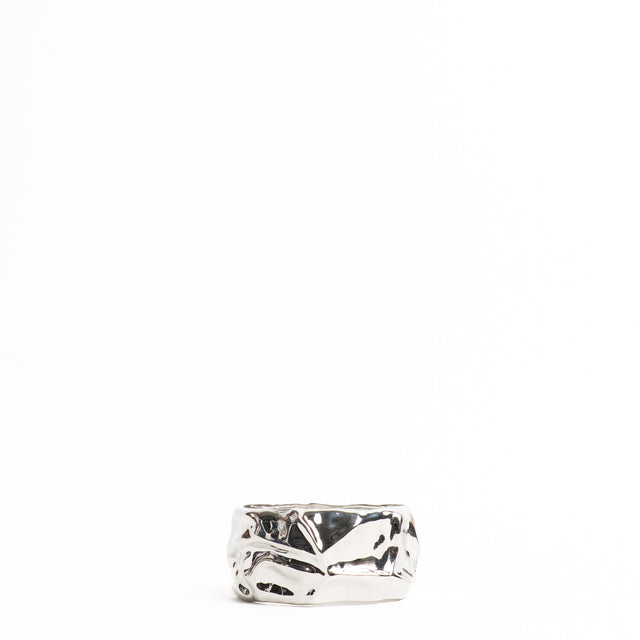 W by Whitemood-Bracciale rigido increspato - silver