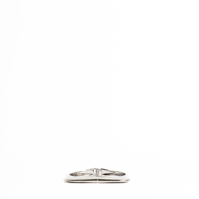 W by Whitemood-Bracciale rigido suadrato slim - silver