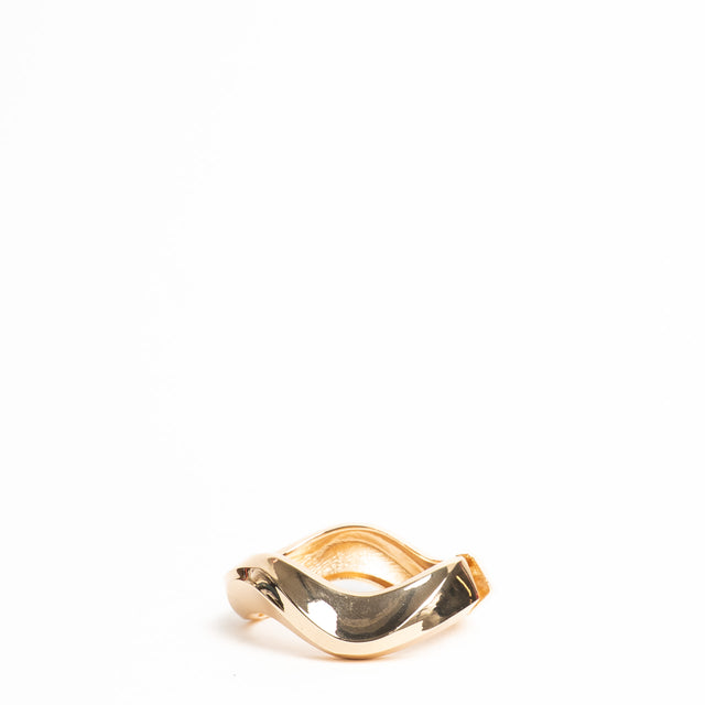 W by Whitemood-Bracciale rigido ondulato lucido - gold