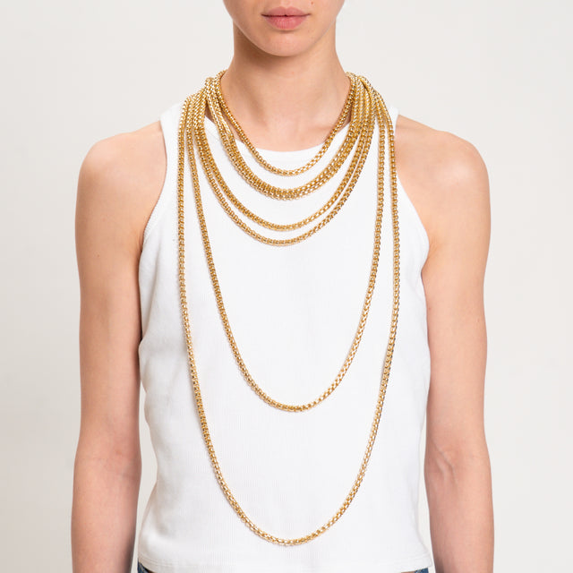 W by Whitemood-Collana multifilo - gold