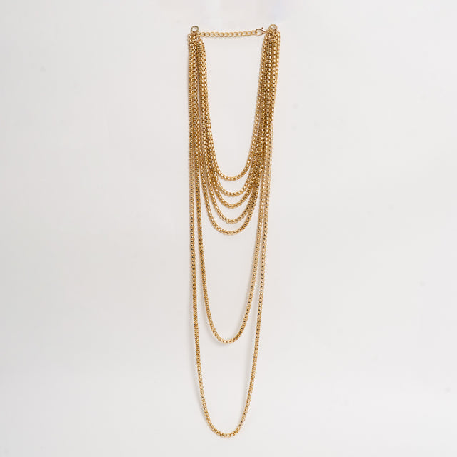 W by Whitemood-Collana multifilo - gold