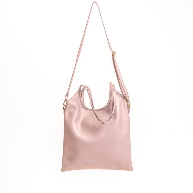 W by Whitemood-Borsa shopper in pelle - cipria