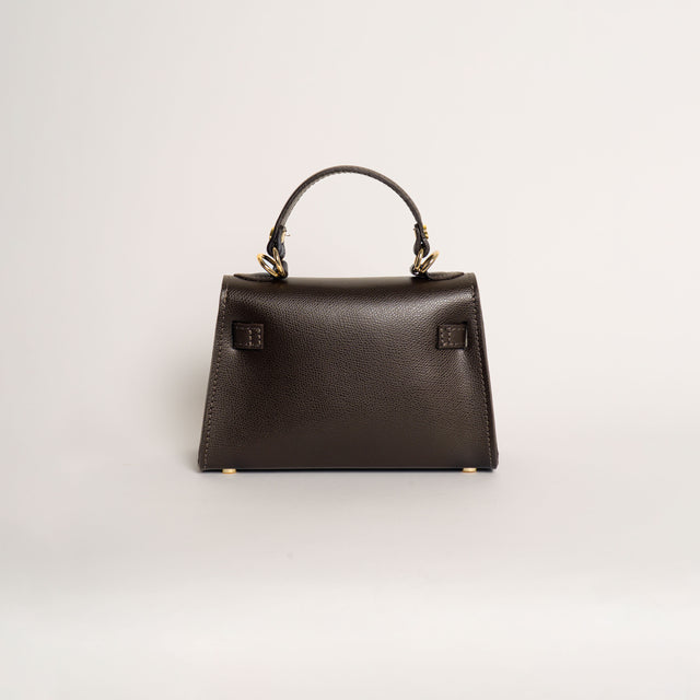 W by whitemood- Borsa mini bag a mano - moka
