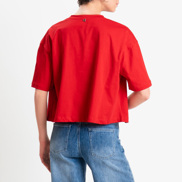 Dixie-T-shirt in cotone - rosso