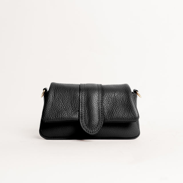 W by whitemood- Mini bag in pelle - nero