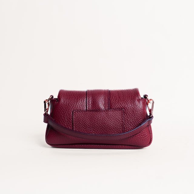 W by whitemood- Mini bag in pelle - vino