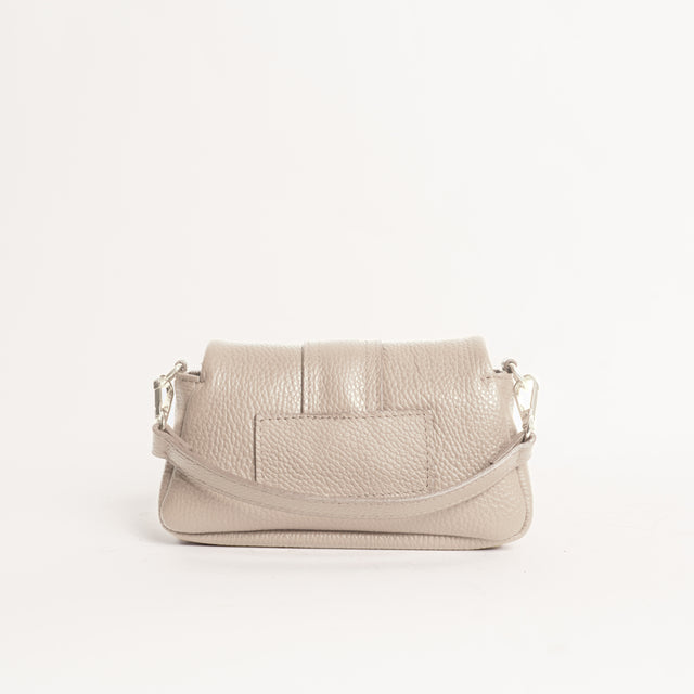 W by whitemood- Mini bag in pelle - gesso