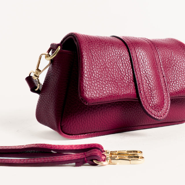 W by whitemood- Mini bag in pelle - malva