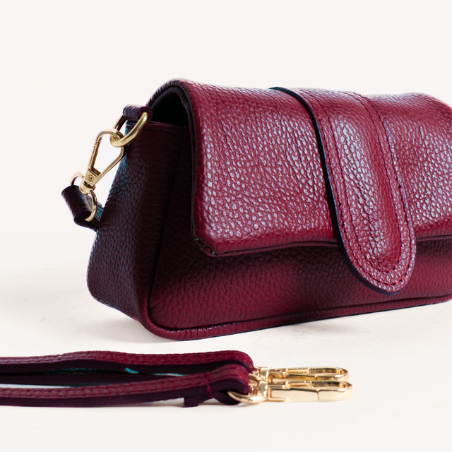 W by whitemood- Mini bag in pelle - vino