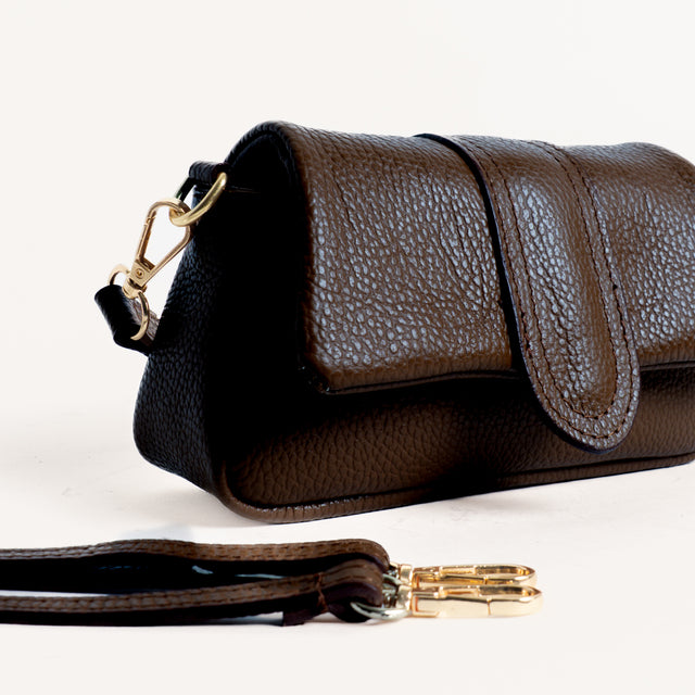 W by whitemood- Mini bag in pelle - moro