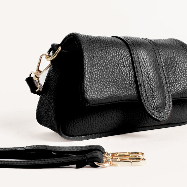 W by whitemood- Mini bag in pelle - nero