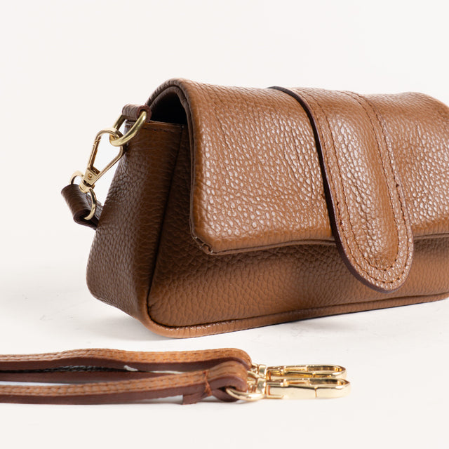 W by whitemood- Mini bag in pelle - cuoio
