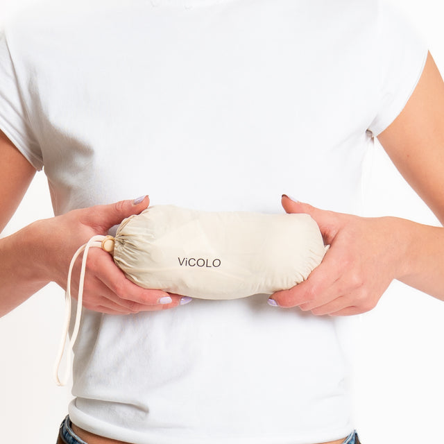Vicolo-Gilet trapuntato 100 grammi - gesso