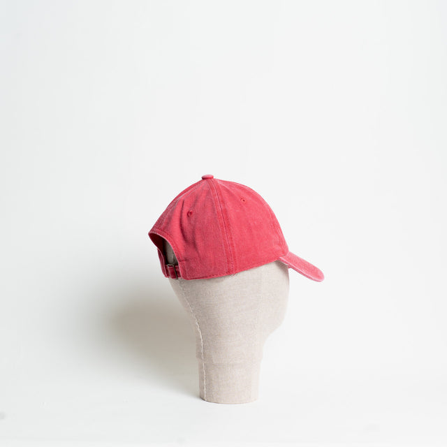 W by Whitemood- Berretto stone washed - Rosso