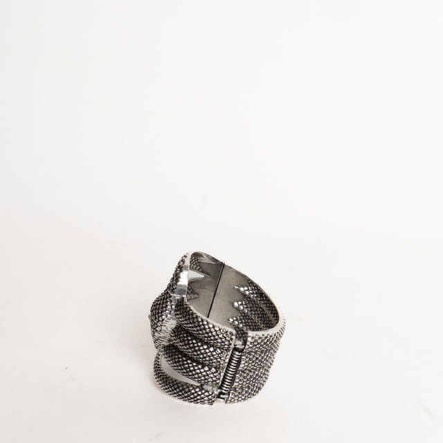W by Whitemood-Bracciale rigido serpente - silver