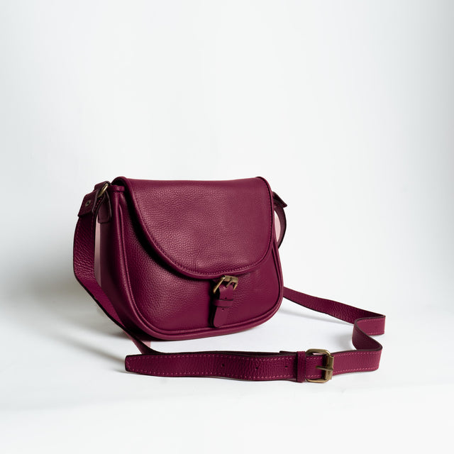 W by Whitemood-Tolfina in pelle - vino