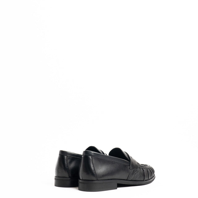 Ovyé-Mocassino in pelle - nero